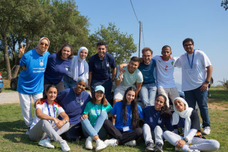 Voluntarios en el Blue Day de Islamic Relief España